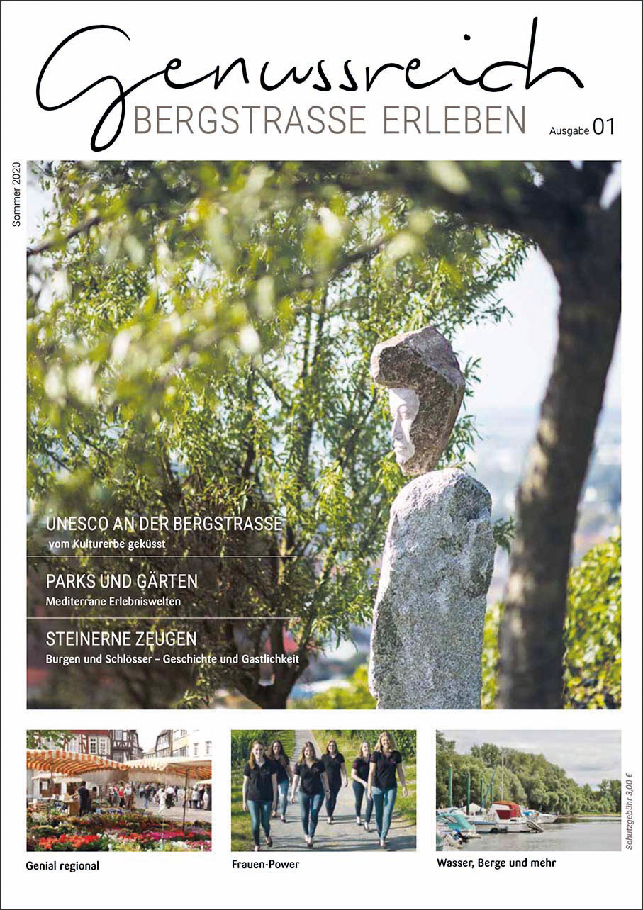 Tourismus Service Bergstrasse Burgensteig Titel Magazin Ausgabe 1